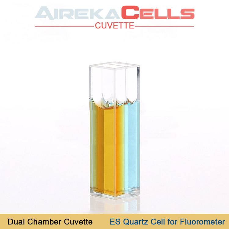 QG105204, Cuvette, double chamber, fluorescence cell Aireka Cells