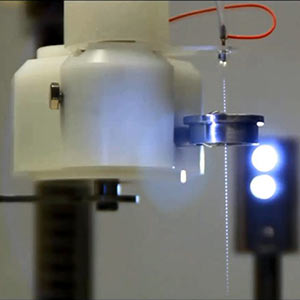 Real time droplet monitor by camera