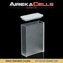 10.5ml, 30x10mm, QG10006-2, Cuvette, 2 windows, teflon lid, absorption cell 10.5ml, 30x10mm, QG10006-2, Cuvette, 2 windows, teflon lid, absorption cell