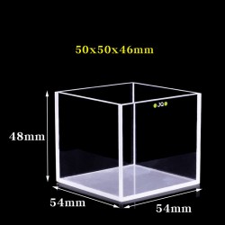 Quartz Tank, Large Cubic Cuvette, No Lid, 50mm Pathlength, 115 mL, Fused, QG24098-4