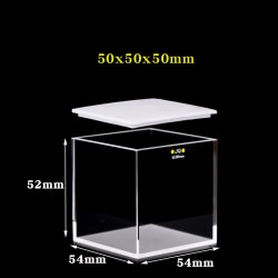 Quartz Tank, Large Cubic Cuvette, with Lid, 50mm Pathlength, 125 mL, Molded, QG24102-4