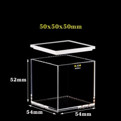 Quartz Tank, Large Cubic Cuvette, 5 Windows, 50mm Pathlength, 125 mL, Molded, QG24105-5