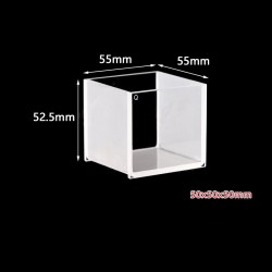 Quartz Tank, Large Cuvette, No Lid, 50mm Pathlength, 125 mL, Fused, QG24120-2