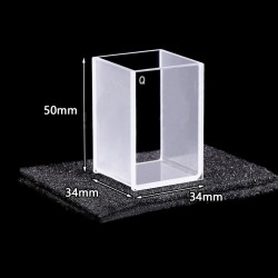 Quartz Tank, Large Cuvette, No Lid, 30mm Pathlength, 43 mL, Fused, QG24123-2