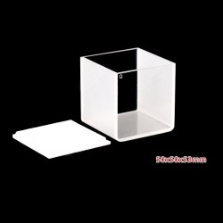 Quartz Tank, Large Cuvette, with Lid, 50mm Pathlength, 125 mL, Fused, QG24127-2