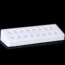 Plastic Cuvette Rack for 10mm Cuvette, 16 Positions, QG24155 Plastic Cuvette Rack for 10mm Cuvette, 16 Positions, QG24155