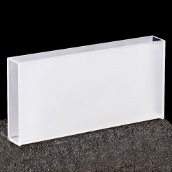 Quartz Long Pathlength Cuvette, 90mm Pathlength, 31.5 mL, Glued, QG24190-2