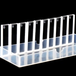 Glass Short Pathlength Cuvettes, 2mm Pathlength, 700 uL, Fused, QG24229-2