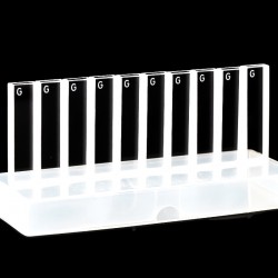 Glass Short Pathlength Cuvettes, 3mm Pathlength, 1050 uL, Fused, QG24230-2