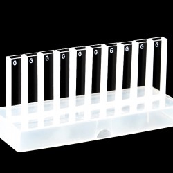 Glass Short Pathlength Cuvettes, 5mm Pathlength, 1.75 mL, Fused, QG24231-2