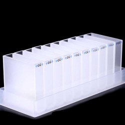 Glass Long Pathlength Cuvette, 40mm Pathlength, 14 mL, Fused, QG24237-2