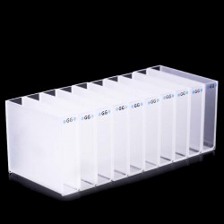 Glass Long Pathlength Cuvette, 50mm Pathlength, 17.5 mL, Fused, QG24238-2