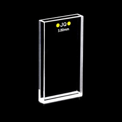 Quartz Customized Cuvette, 3 / 22.5mm Pathlength, 3 mL, Molded, QG24278-4