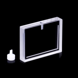 Quartz Special Cuvette with Stopper, 1mm Pathlength, 350 uL, Fused, QG24318-2