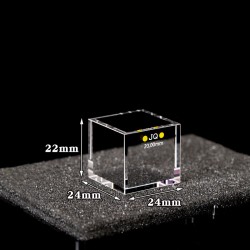 Quartz Cubic Cuvette, 5 Windows, 20mm Pathlength, 8 mL, Molded, QG24348-5