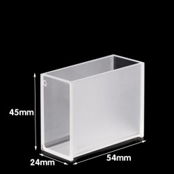 Quartz Macro Cuvette, 50mm Pathlength, 43 mL, Glued, QG24367-2