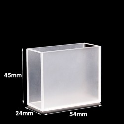 Quartz Macro Cuvette, 50mm Pathlength, 43 mL, Fused, QG24368-2