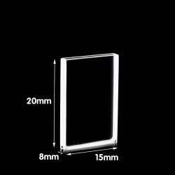 Quartz Special Cuvette, Micro, 5mm Pathlength, 1 mL, Fused, QG24412-2