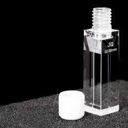 Quartz Semi-Micro Cuvette , 1 / 10mm Pathlength, 350 uL, Molded, QG24465-4