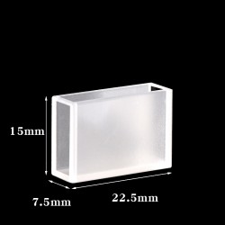 Quartz Micro Special Cuvette, 20mm Pathlength, 1.3 mL, Fused, QG24487-2
