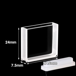 Quartz Micro Special Cuvette, 5mm Pathlength, 1.8 mL, Fused, QG24488-2