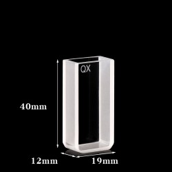 Quartz Macro Special Cuvette, 9mm Pathlength, 5 mL, Fused, QG24493-2