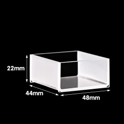 Quartz Macro Special Cuvette, 40mm Pathlength, 35 mL, Fused, QG24504-2