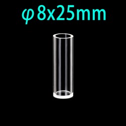 Quartz Reflection Cylindrical Cuvette, Φ8 x 25mm, QG24515