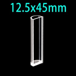 Quartz Reflection Cylindrical Cuvette, Φ12.5 x 45mm, QG24520