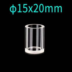 Quartz Reflection Cylindrical Cuvette, Φ15 x 20mm, QG24522