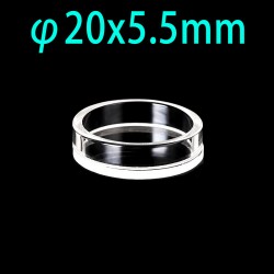 Quartz Reflection Cylindrical Cuvette, Φ20 x 5.5mm, QG24532