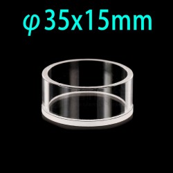 Quartz Reflection Cylindrical Cuvette, Φ35 x 15mm, QG24540