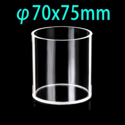 Quartz Reflection Cylindrical Cuvette, Φ70 x 75mm, QG24548