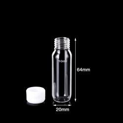 Quartz Customized Screw Cap Vial, 20 x 64mm, QG24558