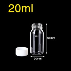 Quartz Customized Screw Cap Vial, 30 x 66mm, QG24559