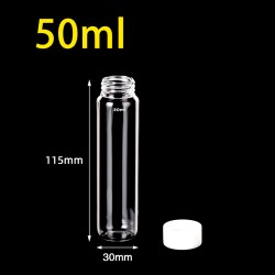 Quartz Customized Screw Cap Vial, 30 x 115mm, QG24564