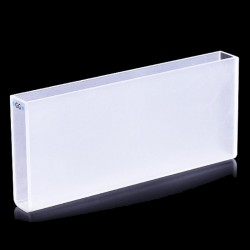 Glass Macro Cuvette, 100mm Pathlength, 35 mL, Fused, QG24621-2