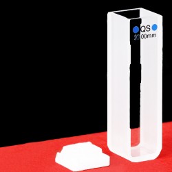 Quartz Standard Cuvette, EU Standard, 10mm Pathlength, 3.5 mL, Molded, QG24675-4