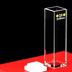 Quartz Standard Cuvette, EU Standard, 10mm Pathlength, 3.5 mL, Molded, QG24676-2