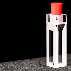 Quartz Semi-Micro Cuvette , 4 / 10mm Pathlength, 1.4 mL, Fused, QG24687-4