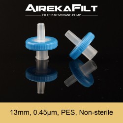13mm, 0.45um, PES, ASF12012, Non-sterile, Syringe Filter, 100pc/pack