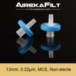 13mm, 0.22um, Mixed cellulose, ASF12021, Non-sterile, Syringe Filter, 100pc/pack