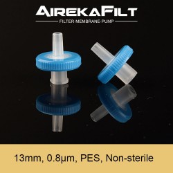 13mm, 0.8um, PES, ASF12044, Non-sterile, Syringe Filter, 100pc/pack
