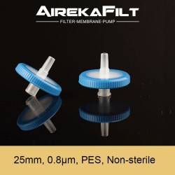 25mm, 0.8um, PES, ASF12045, Non-sterile, Syringe Filter, 100pc/pack