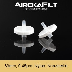 33mm, 0.45um, Nylon, ASF3301, Non-sterile, Syringe Filter, 100pc/pack