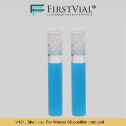 V181, Shell vial, For Waters 96-position carousel