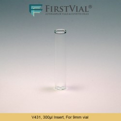 V431, 300µl Insert, For 9mm vial V431, 300µl Insert, For 9mm vial