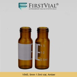 V945, 9mm 1.5ml Vials, Amber V945, 9mm 1.5ml Vials, Amber
