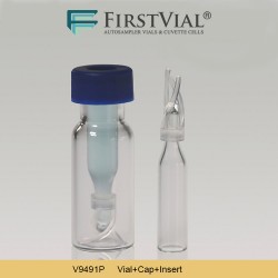 V9491P, Pack, Insert+1.5ml, Vial+Cap+Septa, Screw, Clear V9491P, Pack, Insert+1.5ml, Vial+Cap+Septa, Screw, Clear