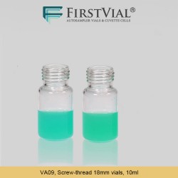 VA09, Screw-thread 18mm vials, 10ml VA09, Screw-thread 18mm vials, 10ml